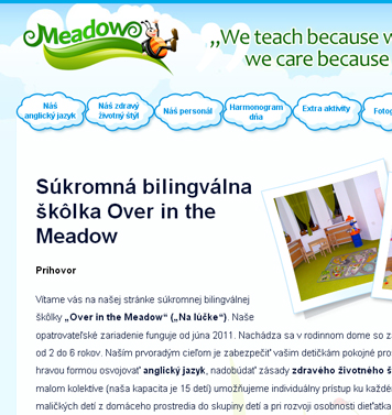 Meadow.sk - súkromná bilingválna škôlka