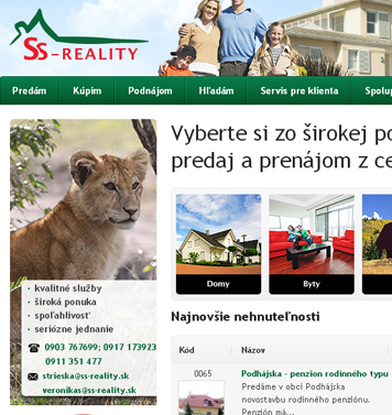 SSreality.sk - reality, nehnuteľnosti v nitrianskom kraji