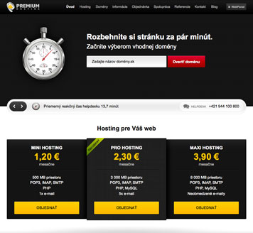 PremiumHosting.sk - webhostingová spoločnosť