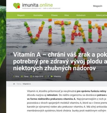 Imunita.online - zdravie, krása, chudnutie, recenzie