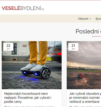 veselebydleni.cz - portál o bydlení